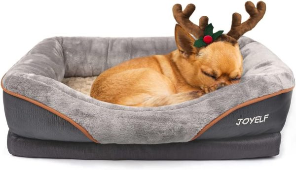 JOYELF cama ortopédica para perro espuma viscoelástica 68 x 50 x 15 cm reseña